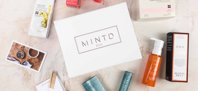 MINTD Box January 2018 Subscription Box Review + Coupon!