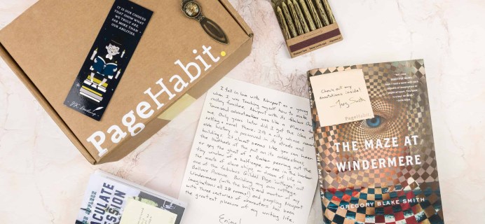 PageHabit January 2018 Subscription Box Review + Coupon – Historical Fiction