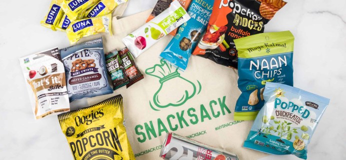 SnackSack January 2018 Subscription Box Review & Coupon – Classic