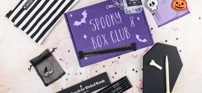Spooky Box Club Subscription Box Review – Spooky Stationery Box