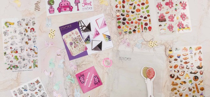 Stickii Club January 2018 Subscription Box Review – Cute Pack!