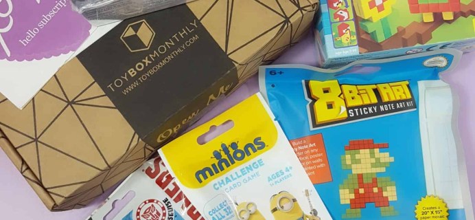 Toy Box Monthly January 2018 Subscription Box Review