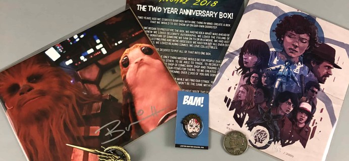 The BAM! Box January 2018 Subscription Box Review & Coupon