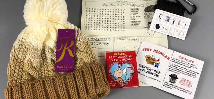 February 2018 Mini Stay Regular Monthly Mystery Box Subscription Box Review