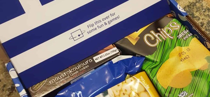 Universal Yums January 2018 Subscription Box Review – Greece