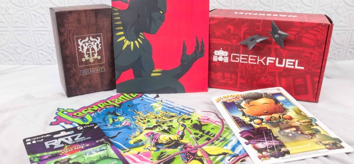 Geek Fuel February 2018 Subscription Box Review + Coupon!