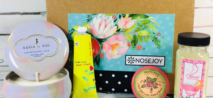 NOSEJOY February 2018 Subscription Box Review + Coupon!