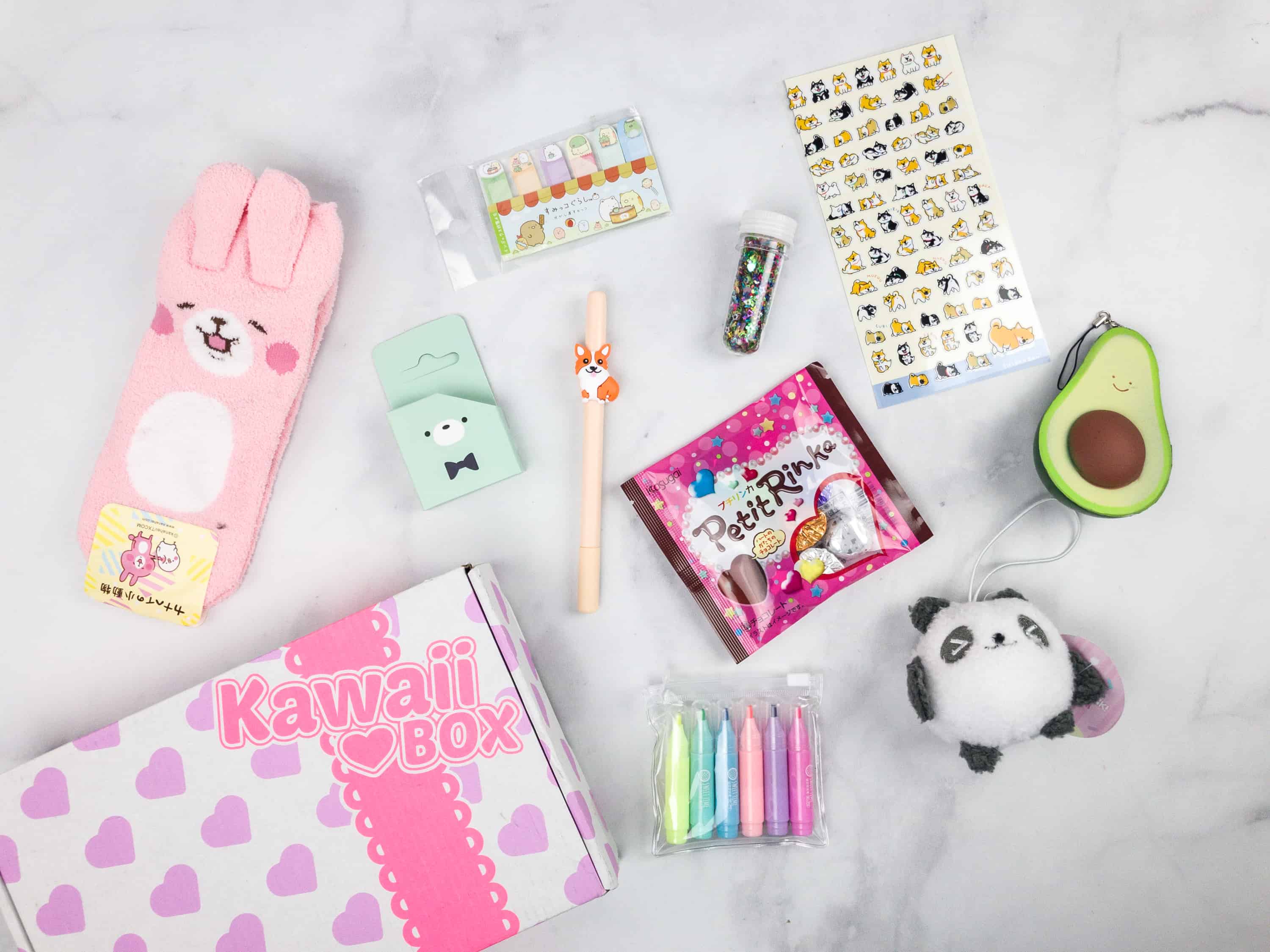 The Best Sellers Stationery Box  Kawaii Stationary Set – Coral & Ink