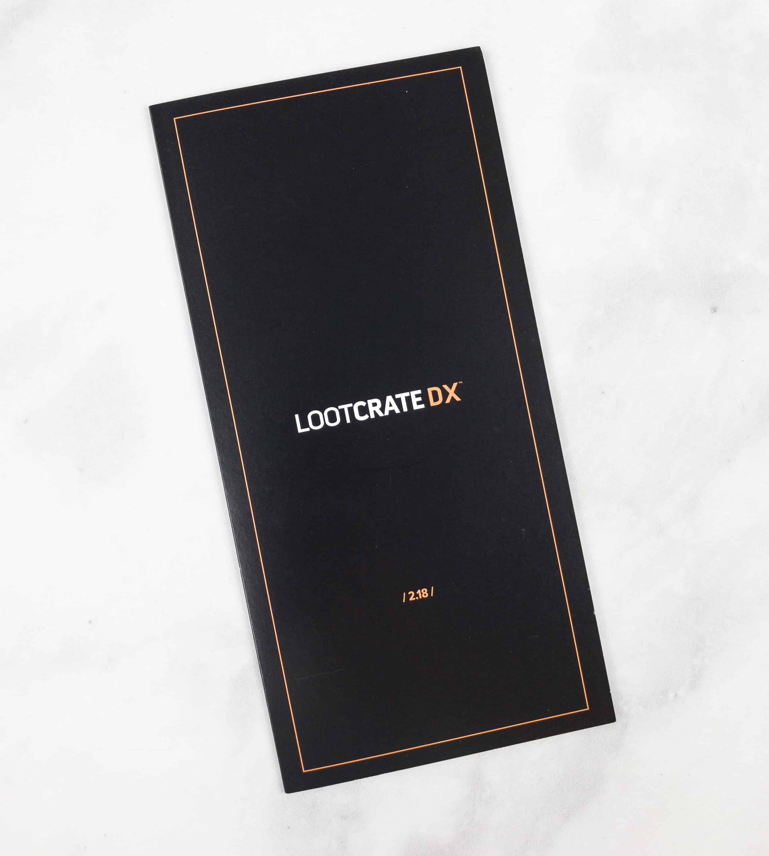 Loot Crate DX February 2018 Subscription Box Review & Coupon