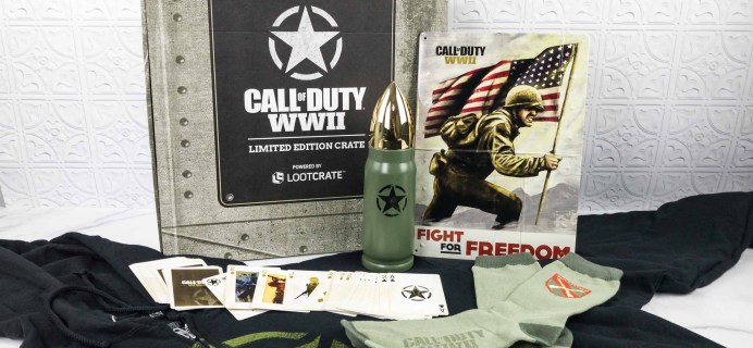Loot Crate Limited Edition Call of Duty: WWII Crate Review