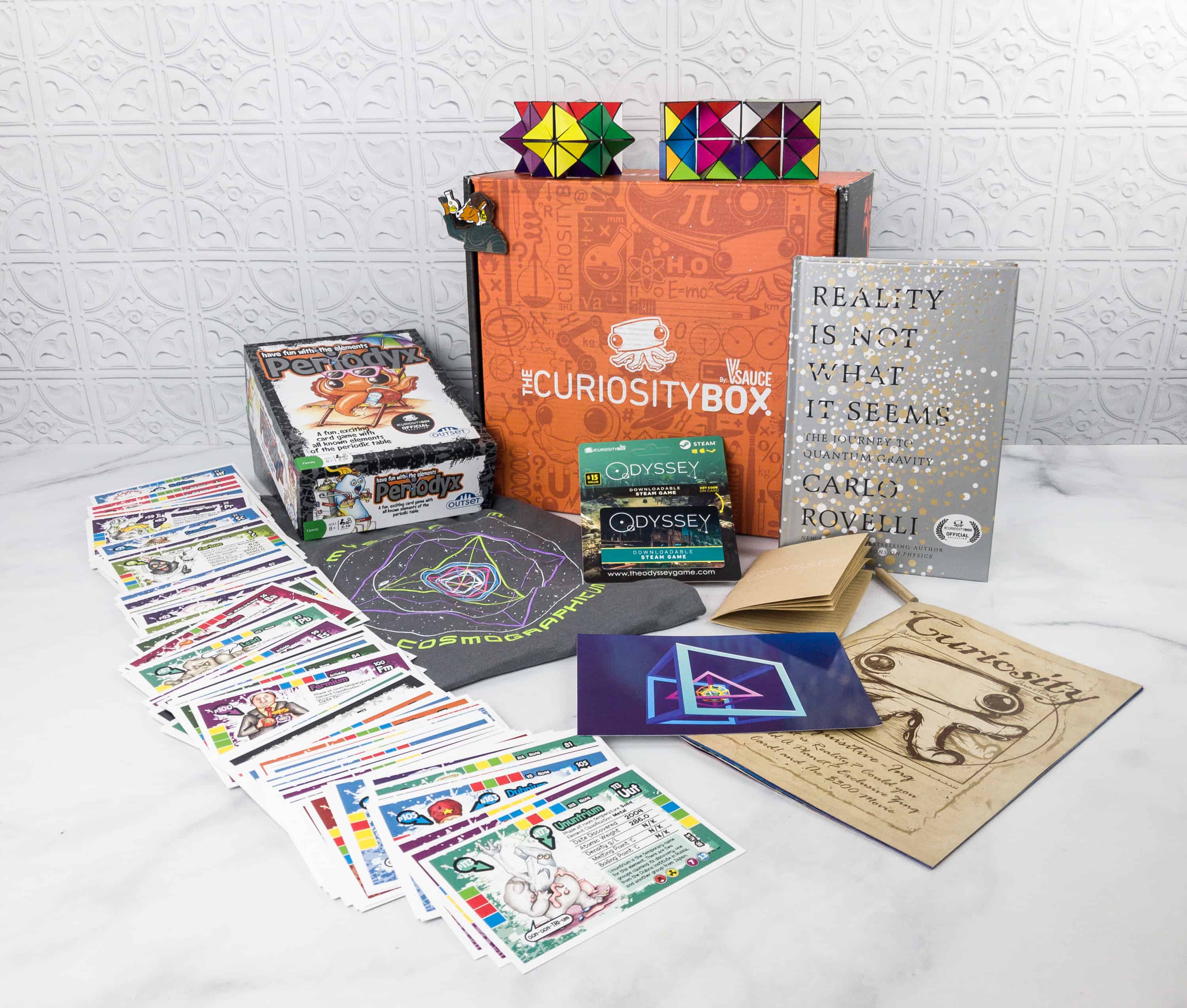 The Curiosity Box By Vsauce Subscription Box Review Winter 2018 Hello Subscription