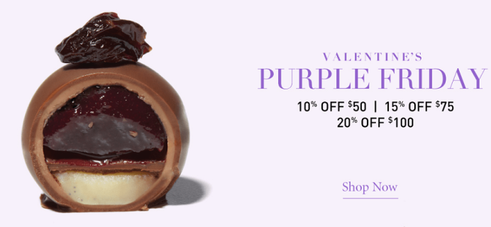Vosges Valentine’s Purple Friday Sale: Up to 20% Off!