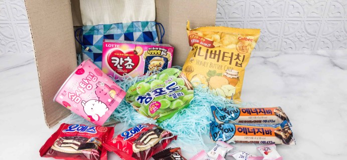 Korean Snack Box February 2018 Subscription Box Review + Coupon