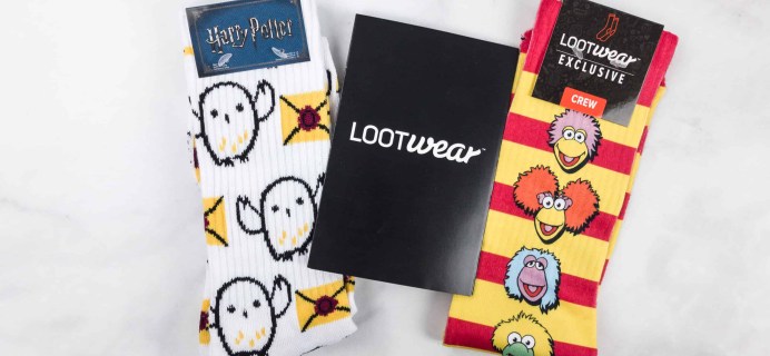 Loot Socks by Loot Crate January 2018 Subscription Box Review & Coupon