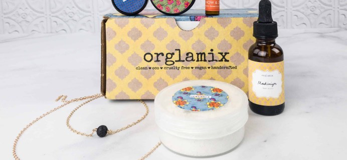 Orglamix January 2018 Subscription Box Review & Coupon