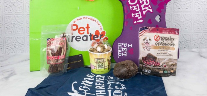 Pet Treater Dog Subscription Box Review + Coupon – Welcome Pack