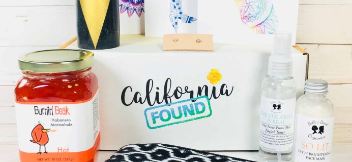 California Found February 2018 Subscription Box Review + Coupon