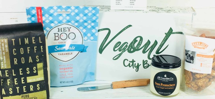 VegOut City Box February 2018 Subscription Box Review + Coupon