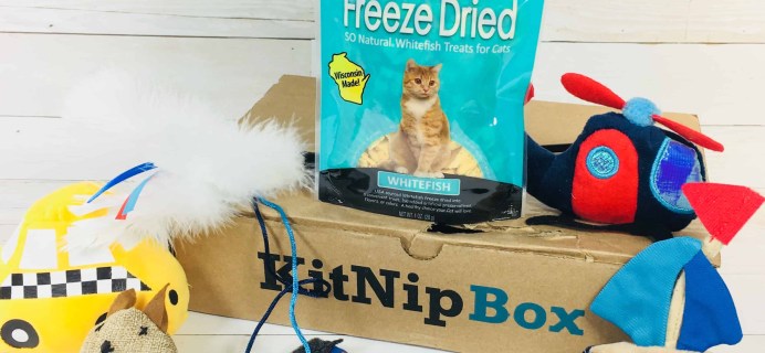 KitNipBox Review & Coupon – Cat Subscription Box – March 2018