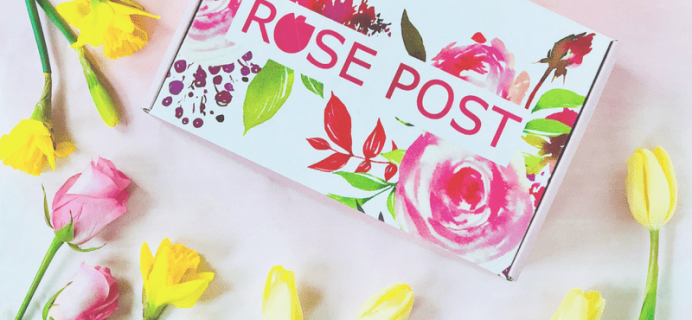 RosePost Spring 2018 Box Full Spoilers + Coupon!