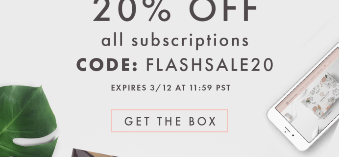 Bombay & Cedar Flash Sale: 20% Off All Subscriptions TODAY ONLY!