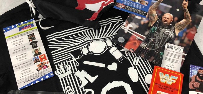 Pro Wrestling Loot March 2018 Subscription Box Review + Coupon