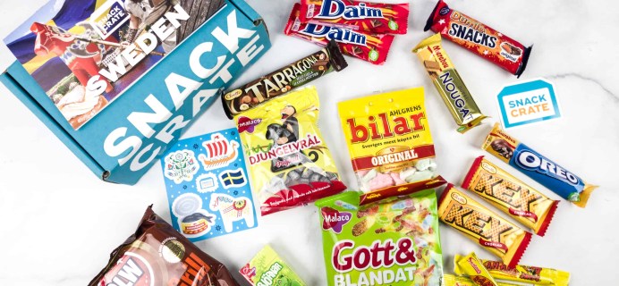 Snack Crate February 2018 Subscription Box Review & $10 Coupon – Sweden