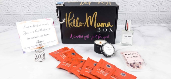 Hello Mama Box March 2018 Subscription Box Review + Coupon