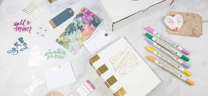 Busy Bee Stationery March 2018 Subscription Box Review