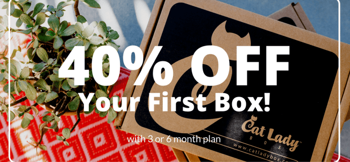 Cat Lady Box Deal: Get 40% Off Your First Box!