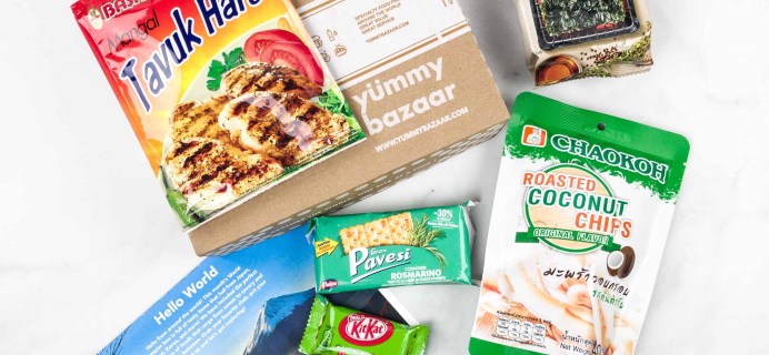 March 2018 Yummy Bazaar Subscription Box Review – Mini Box