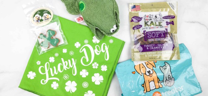 Pet Treater Dog Box Mini March 2018 Subscription Box Review + 50% Off Coupon!