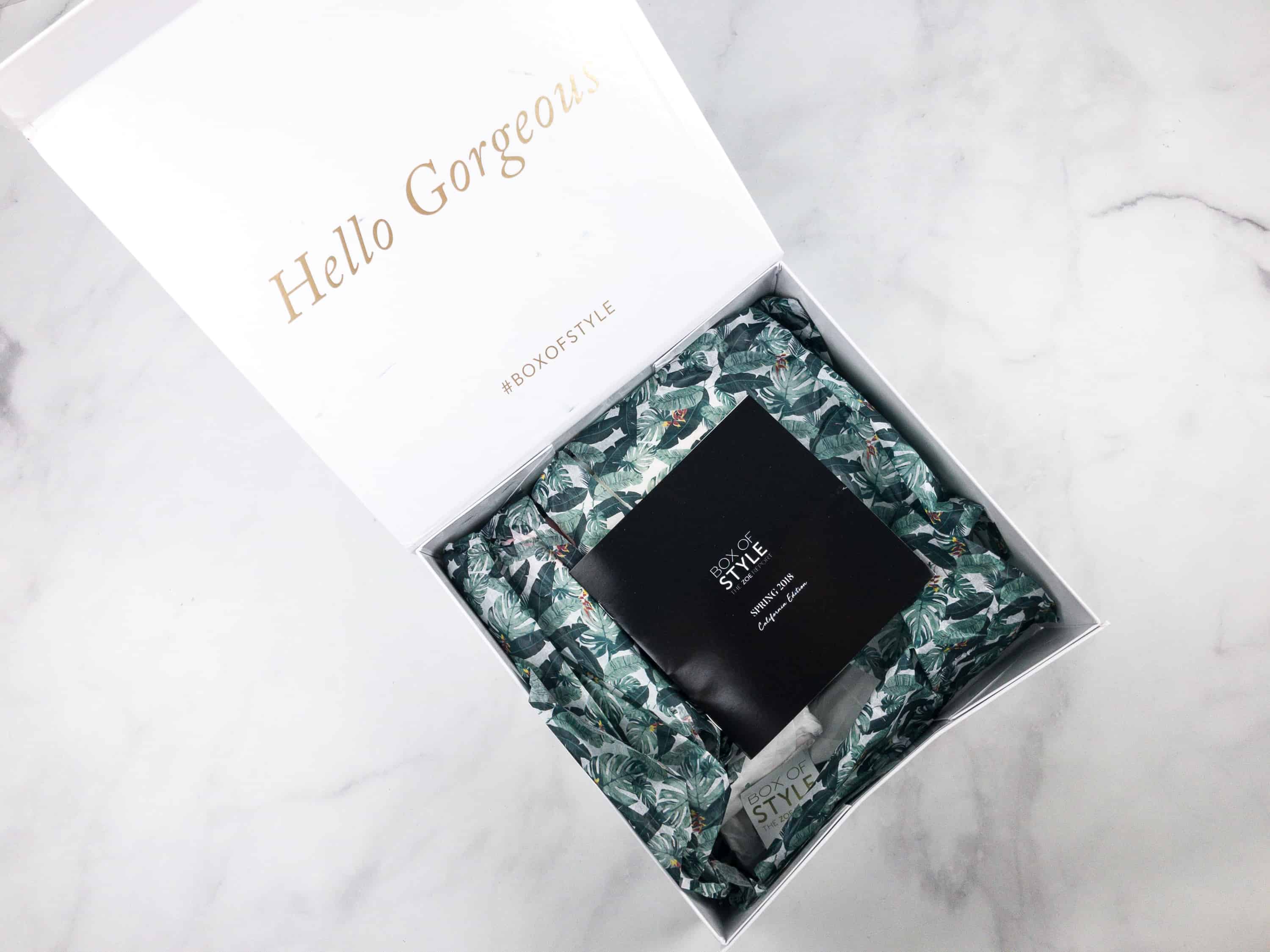 Rachel Zoe Box of Style Review, Spring 2018