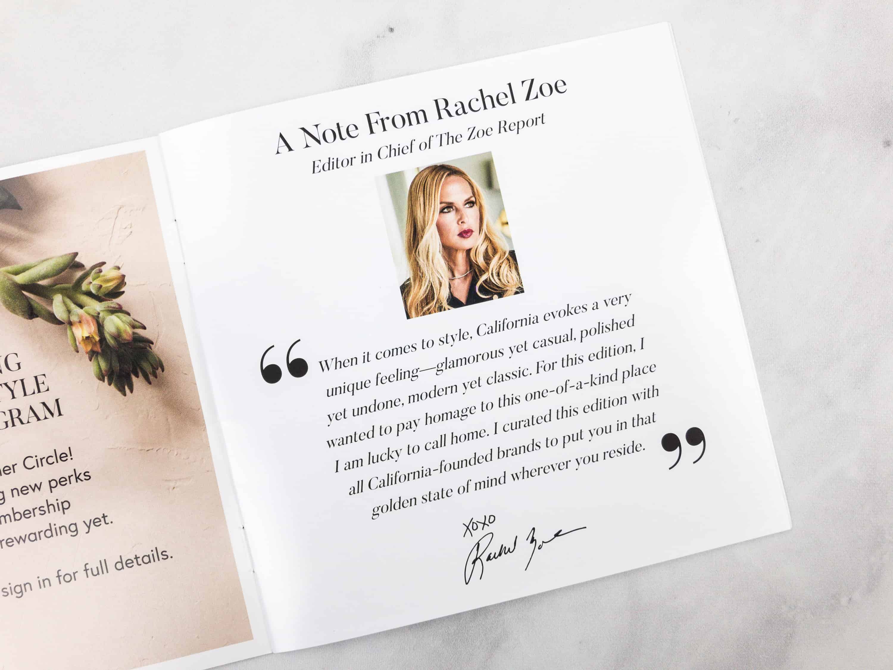 Rachel Zoe Box of Style Fall Box Review - Have Need Want