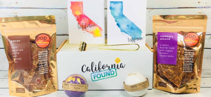 California Found March 2018 Subscription Box Review + Coupon