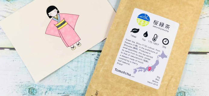 Tomotcha Tea April 2018 Suscription Box Review