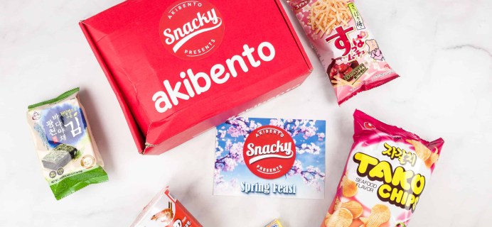 Snacky By Akibento March 2018 Subscription Box Review + Coupon