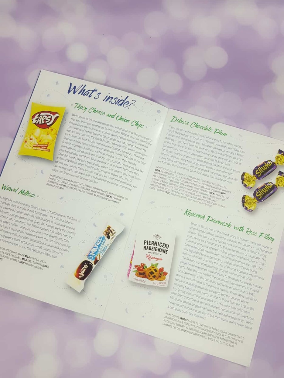 Universal Yums March 2018 Subscription Box Review Poland Hello