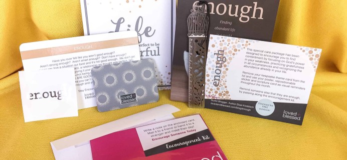 Loved+Blessed April 2018 Subscription Box Review + Coupon