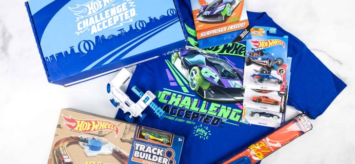 Hot Wheels Challenge Accepted PleyBox Spring 2018 Subscription Box Review & Coupon
