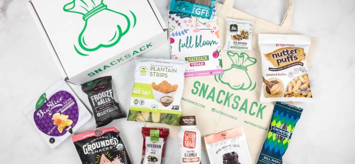 SnackSack March 2018 Subscription Box Review & Coupon – Vegan