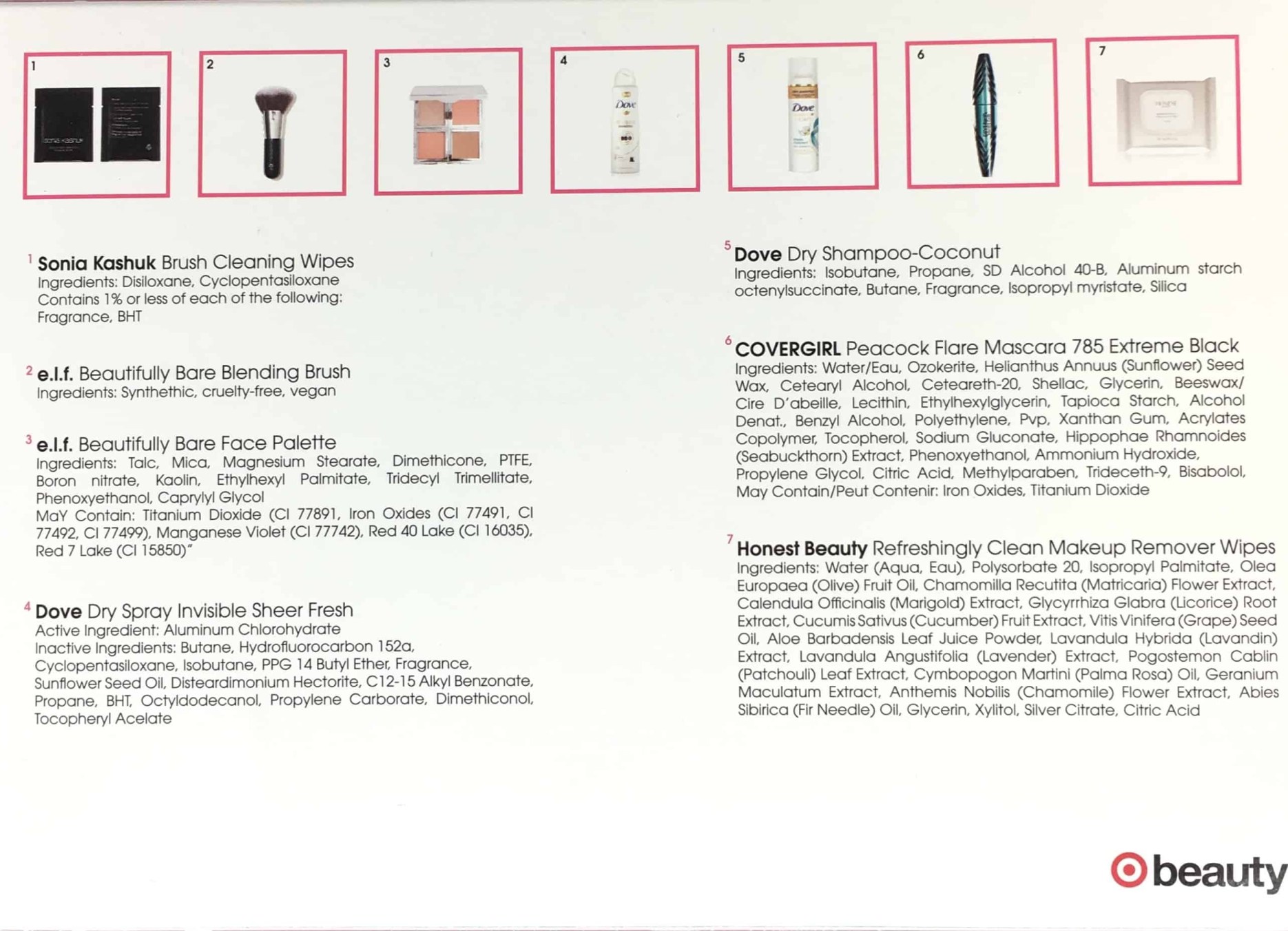 Target Beauty Box Review March 2018 Wakeup and Makeup Hello