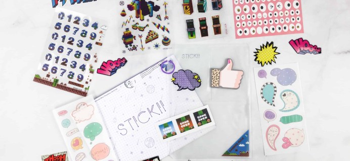 Stickii Club March 2018 Subscription Box Review – Pop Pack!