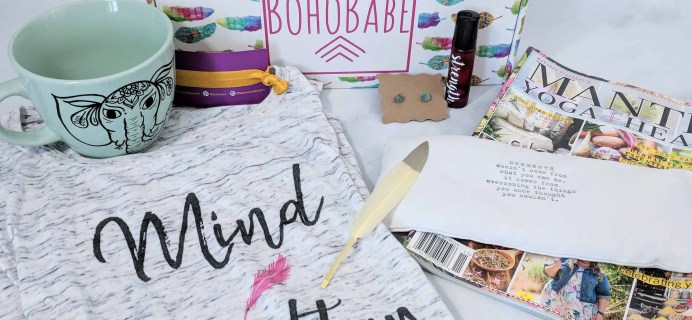 BohoBabe Box  March 2018 Subscription Box Review + Coupon!