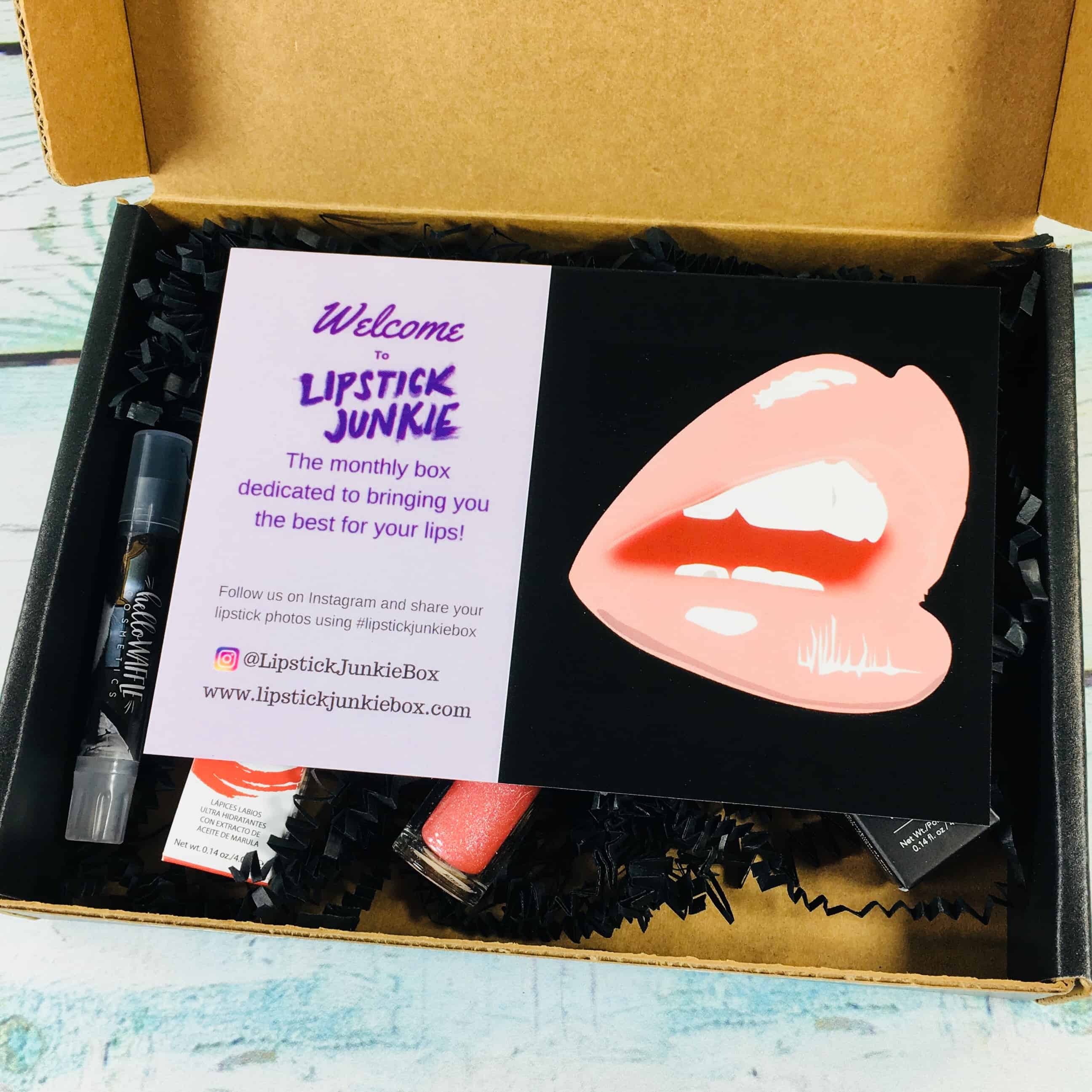 Lipstick Junkie April 2018 Subscription Box Review + Coupon! Hello
