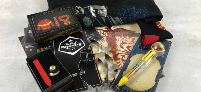 Geek Gear World of Wizardry March 2018 Subscription Box Review