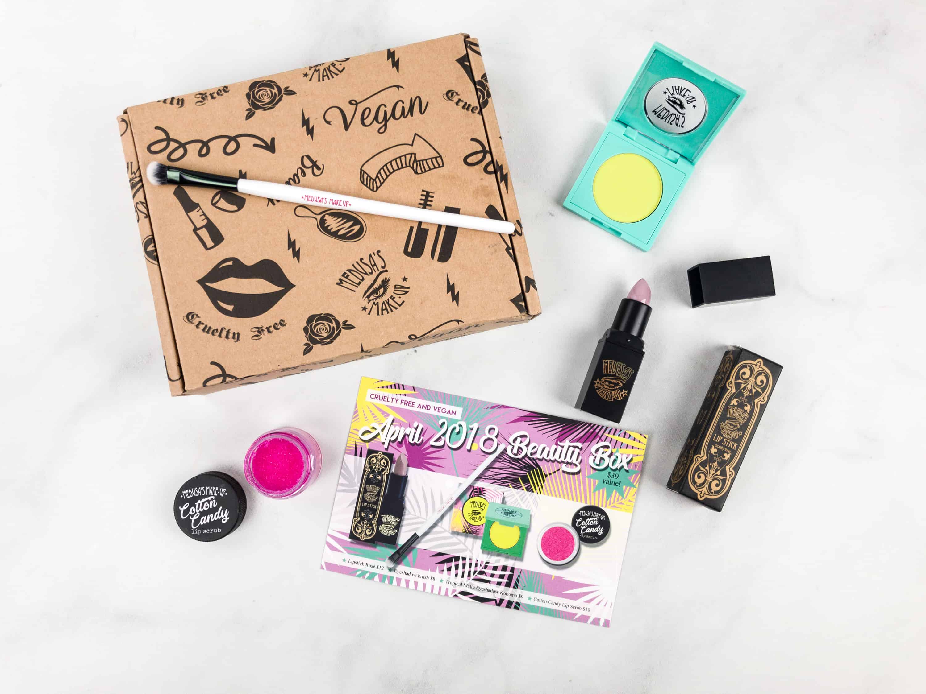 Medusa S Makeup Beauty Box Subscription Box Review April 2018 Hello Subscription