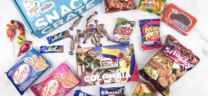 Snack Crate March 2018 Subscription Box Review & $10 Coupon – Colombia