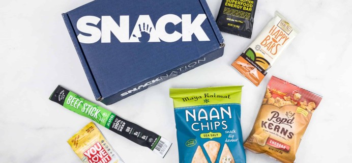 Snack Nation April 2018 Subscription Box Review + Coupon!