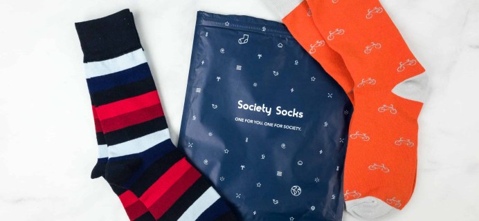 Society Socks April 2018 Subscription Box Review + 50% Off Coupon